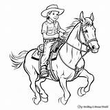 Bronc Rider Coloring Pages sketch template