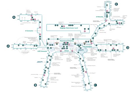 Change Meta title to Charlotte Douglas International Airport Map – CLT ...