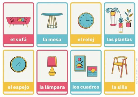 Free Printable Spanish Flashcards For Kids (and posters!) | Spanish Mama