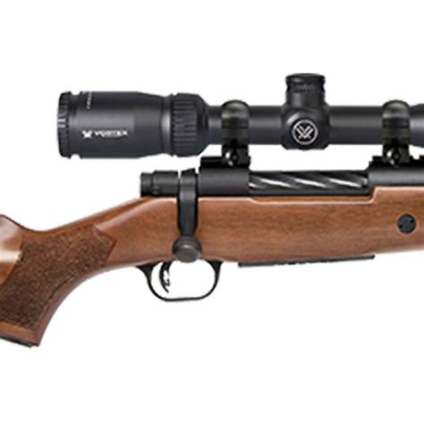 Mossberg Patriot Walnut Vortex Scope Blued Bolt Action Rifle - 7mm Remington Magnum - Black/Wood ...