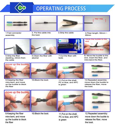 Installing an LC connector