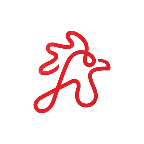 Minimalist Rooster Logo Rooster Red Logo | Rooster logo, Minimalist ...