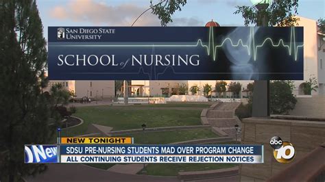 SDSU pre-nursing students mad over program change - YouTube