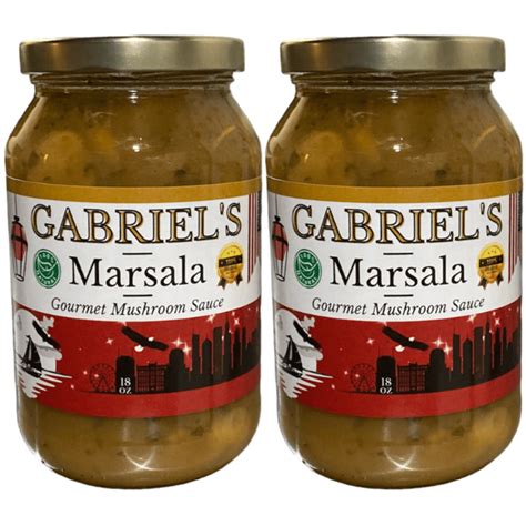 Gabriel's Gourmet Marsala Sauce with Mushrooms and Wine, All Natural, 2-Pack - Walmart.com