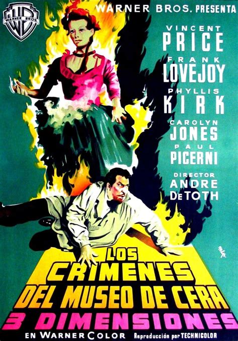 House Of Wax Vincent Price Featured On Spanish Poster Art 1953. Movie Poster Masterprint ...