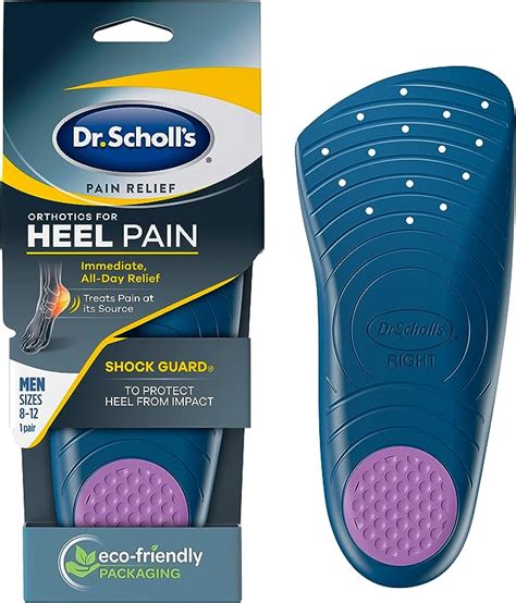 Dr.Scholl's Pain Relief for Heel Pain Men US Size: 8-12 : Amazon.sg: Health, Household and ...