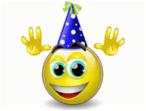 Animated Emoji Happy Birthday GIF | GIFDB.com