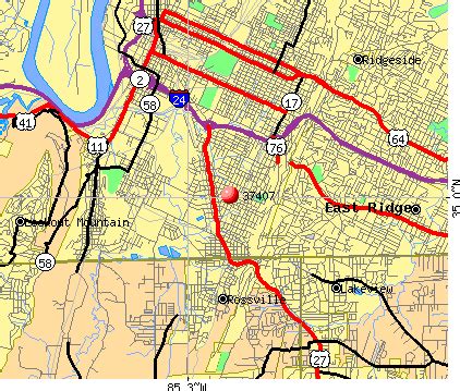 Chattanooga Zip Code Map – Map Of California Coast Cities