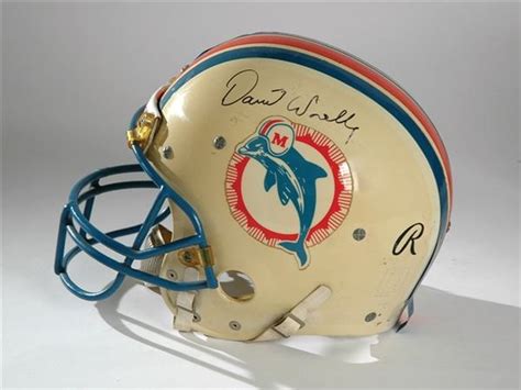 David Woodley Game Worn Miami Dolphins Helmet