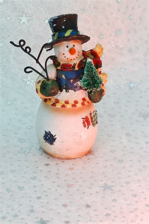 Vintage Snowman stock image. Image of winter, holiday - 1062521