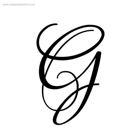 Cursive Alphabet G – AlphabetWorksheetsFree.com