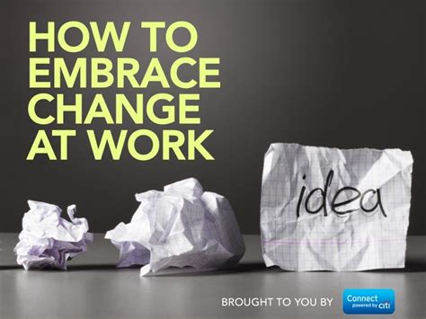 How to Embrace Change at Work