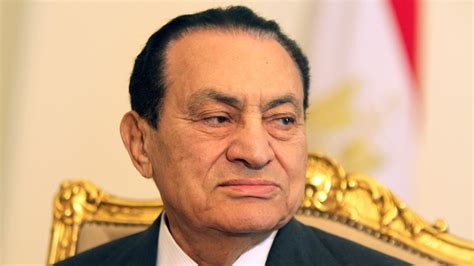 Former Egyptian president Hosni Mubarak, toppled in the 2011 revolution ...