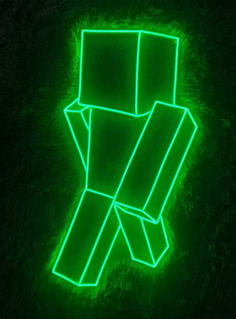 Minecraft Neon Sign Minecraft Led Sign Custom Neon Sign - Etsy México