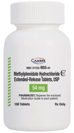 Methylphenidate ER – Camber Pharmaceuticals