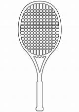 Outline Of Tennis Racket  Free Printable Papercraft Templates sketch template