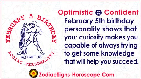 February 5 Zodiac (Aquarius) Horoscope Birthday Personality and Lucky Things | ZSH