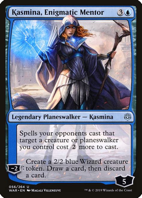 Kasmina, Enigmatic Mentor | Magic the gathering cards, Mtg, Magic the ...