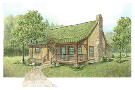 The Blue Ridge | Timber Frame Floor Plan | Blue Ridge Timberwrights