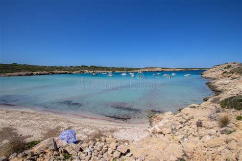 Son Parc Beach in Menorca, Spain Stock Photo - Image of nature, arenal ...