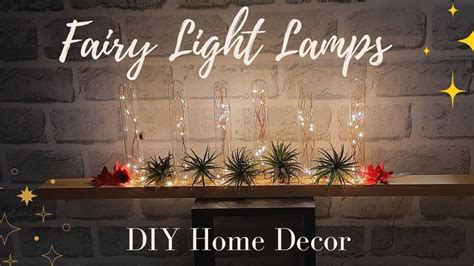 9 DIY Lamp Set-Ups With LED String Fairy Lights #stringlights # ...