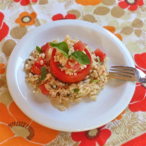 Tomato Basil Risotto + Cooking Light Cookbook Giveaway