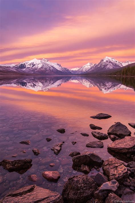 Lake McDonald Sunset | Glacier National Park, Montana | Grant Ordelheide Photography