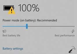 How to Fix a Yellow Triangle Warning Symbol on the Battery in Windows - The Tech Edvocate