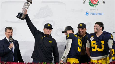 Why Michigan's Jim Harbaugh says 'Who's got it better than us?' in CFP