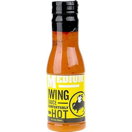 Buffalo Wild Wings Classic Sauce - Medium, Comfortably Hot - 355 mL: Amazon.co.uk: Grocery