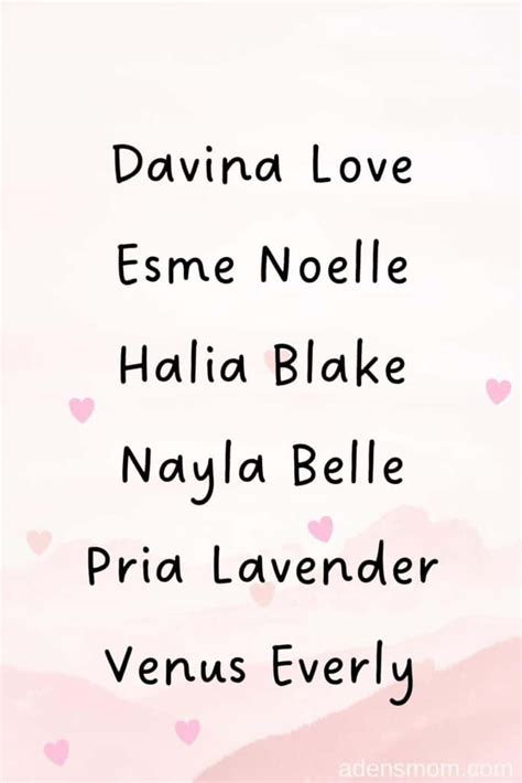 50+ Perfect Girl Names that Mean Love [2024]