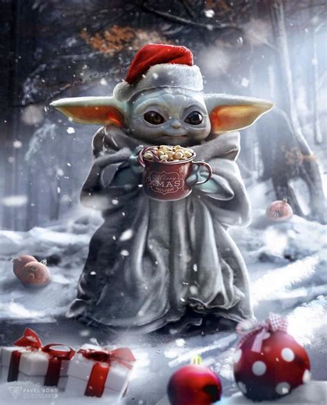 Xmas Baby Yoda Wallpapers - Wallpaper Cave