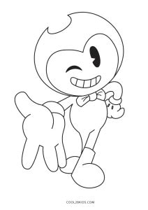 Free Printable Bendy Coloring Pages For Kids