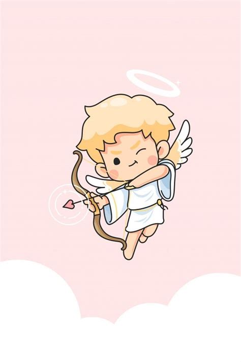 Premium Vector | Cute cupid cartoon for valentine day concept | Cute ...