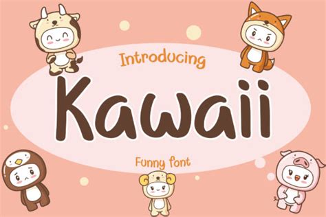 Kawaii Font by AquariiD · Creative Fabrica