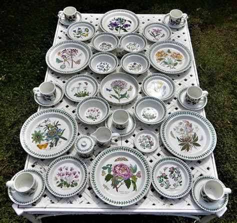 Portmeirion 37 pce Botanic Garden Dinner Set for 6, Made In England ...