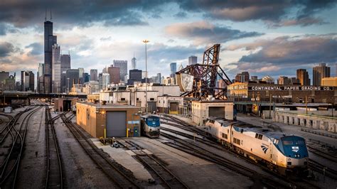 Wallpaper ID: 99719 / USA, cityscape, train, Chicago, railway, vehicle free download