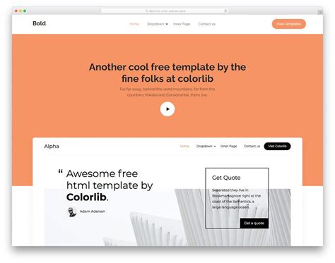 50 Free Bootstrap Landing Page Templates With Modern Design 2021