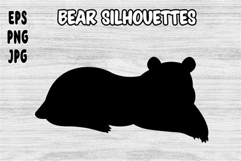 Bear Silhouettes SVG - Bear Vector & PNG Graphic by moonlightsvgco · Creative Fabrica