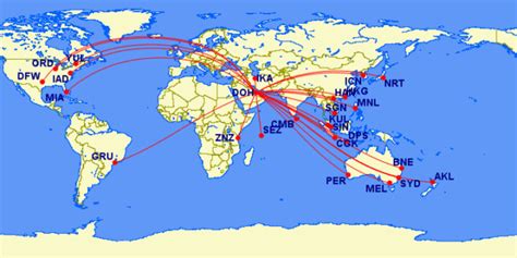 Qatar Airways vliegt nog naar 47 bestemmingen - InsideFlyer