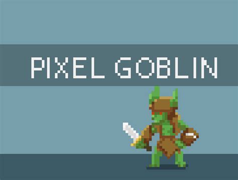 Animated Pixel Goblin by rvros