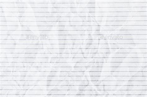 White crumpled lined paper background Stock Photo by Rawpixel | PhotoDune