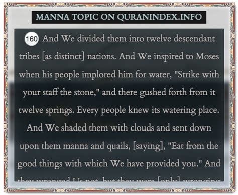 Search Manna Topic in Quran Surahs, Verses and Islam | Quran Index & Search | Quran verses ...