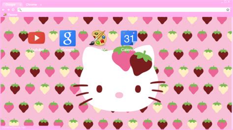 Hello Kitty Chrome Theme - ThemeBeta