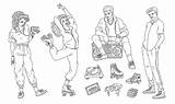 Coloring 80s Pages Clipartmag Sketch Page sketch template