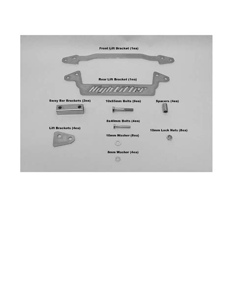 Parts diagram | High Lifter Lift Kit for Kawasaki Brute Force 750i ...