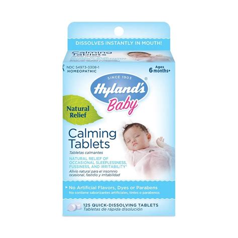 Hyland's Baby Calming 125 tablets | Calming tablets, Baby calm, Natural ...
