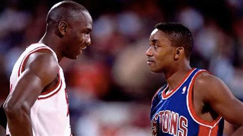 Is contention between Isiah Thomas and Michael Jordan over? Exploring previous rivalry Bulls and ...