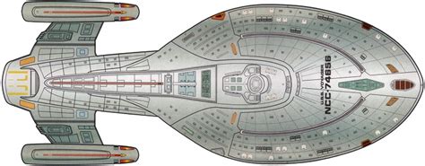 Federation Starfleet Class Database - Intrepid Class - U.S.S. Voyager