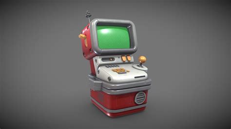 Stylized Computer Terminal - 3D model by JarnoVR [1f23c6c] - Sketchfab